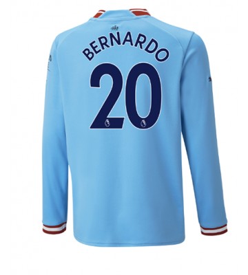 Manchester City Bernardo Silva #20 Hjemmedrakt 2022-23 Langermet